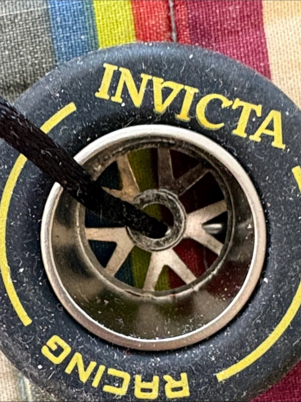 5- piece Invicta keychain lot four brand new tires 1 wrist, lanyard brand, new,